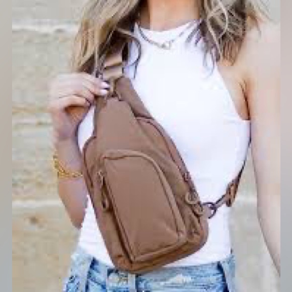 Handbags - Stylish Tan Sling Bag